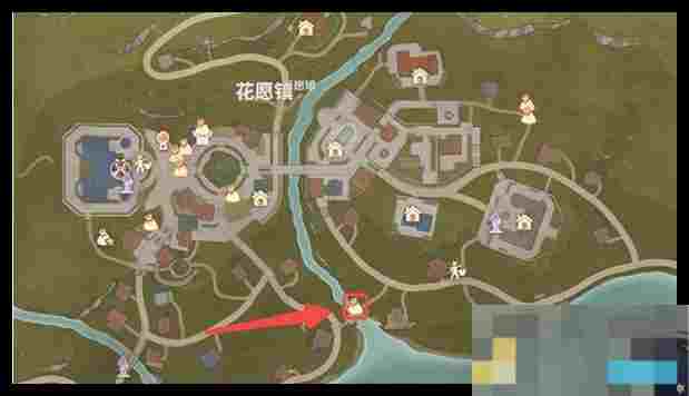 《无限暖暖》花愿镇商人位置一览