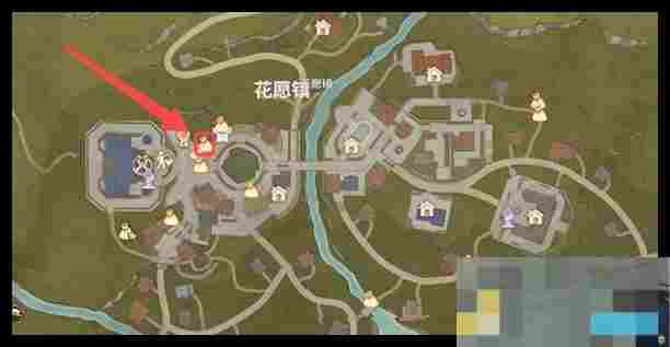 《无限暖暖》花愿镇商人位置一览