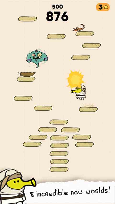 嘟嘟跳2官方最新版(Doodle Jump 2)