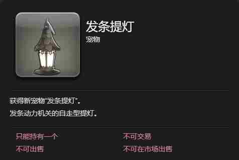 最终幻想14水晶世界发条提灯是什么 发条提灯获得方法图5