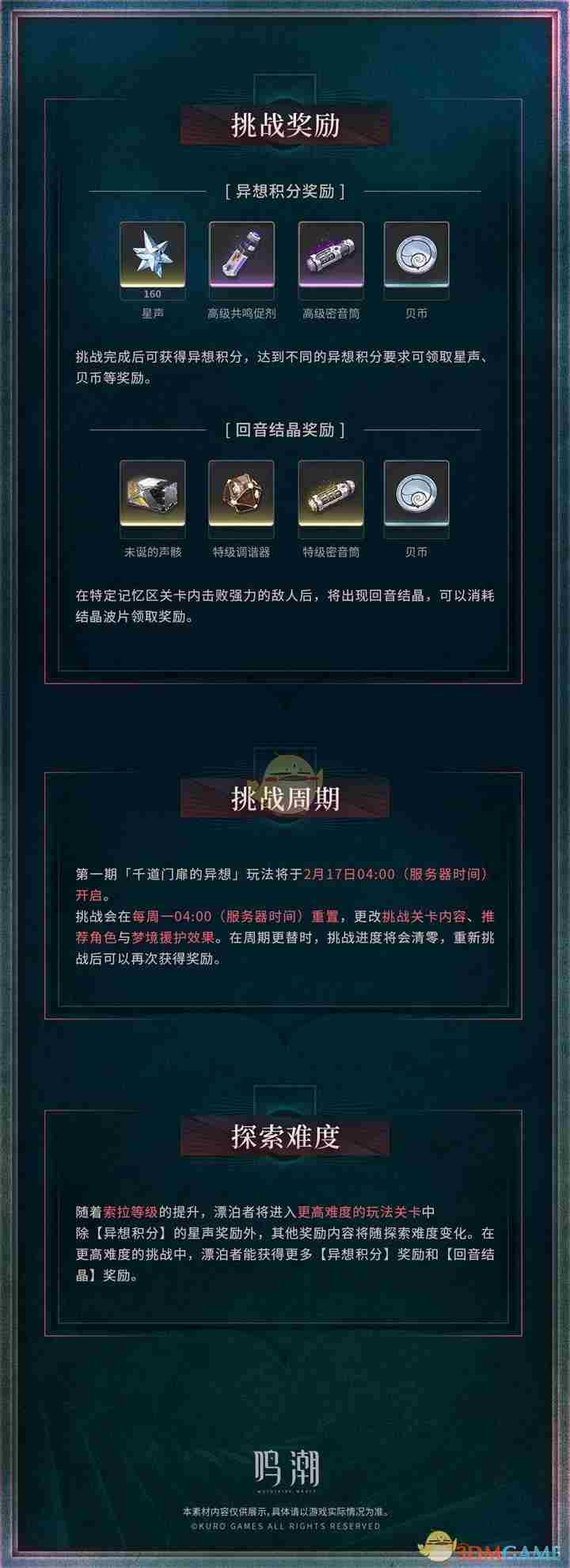 鸣潮千道门扉的异想怎么玩 千道门扉的异想玩法介绍图4