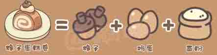 橡子屋如何制作橡子蛋糕卷 橡子屋橡子蛋糕卷制作技巧图1