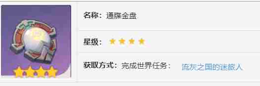 原神通牒金盘怎么获得 原神通牒金盘获取方法图2