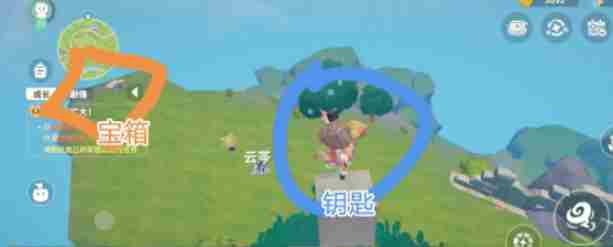 米姆米姆哈溪柳小岛钥匙宝箱在哪 米姆米姆哈溪柳小岛钥匙宝箱位置大全图4