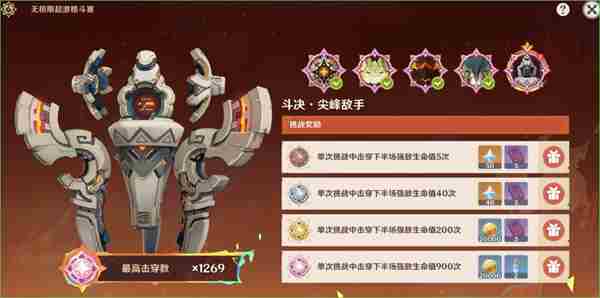 原神无极限超激格斗赛第五天怎么过 原神无极限超激格斗赛斗决尖峰敌手满分攻略图1