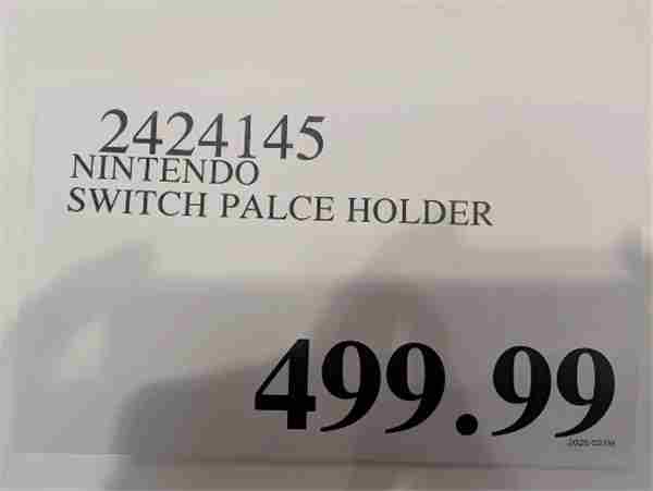 Switch 2价格疑似泄露 2500元即可入手