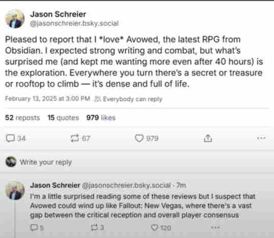 彭博社记者热捧宣誓质疑玩家差评现象