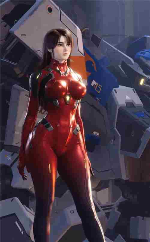 解限机红衣美女机师身材颜值引人注目