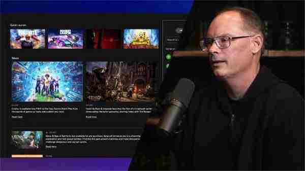 Epic老板坦言启动器设计刻意区别于Steam体验