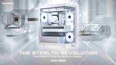 技嘉STEALTH Revolution纯净白装机美学引领梦幻桌机创作风潮
