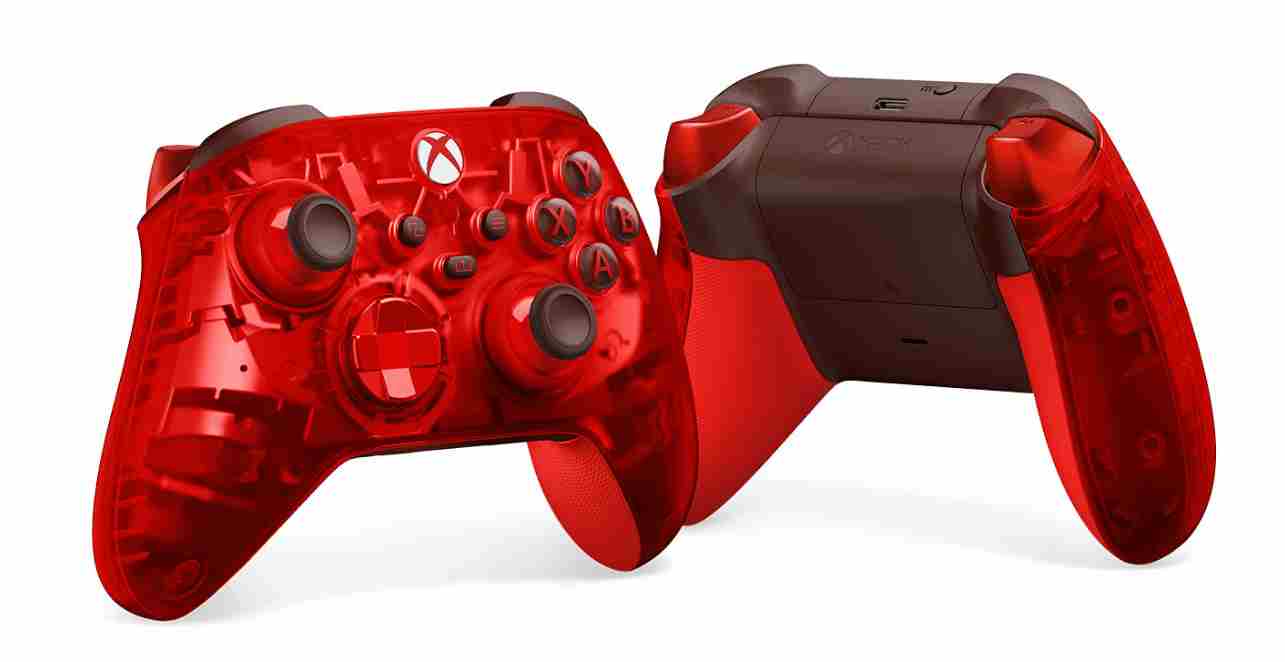 Xbox推出新手柄红色透明款 高颜值吸引玩家目光