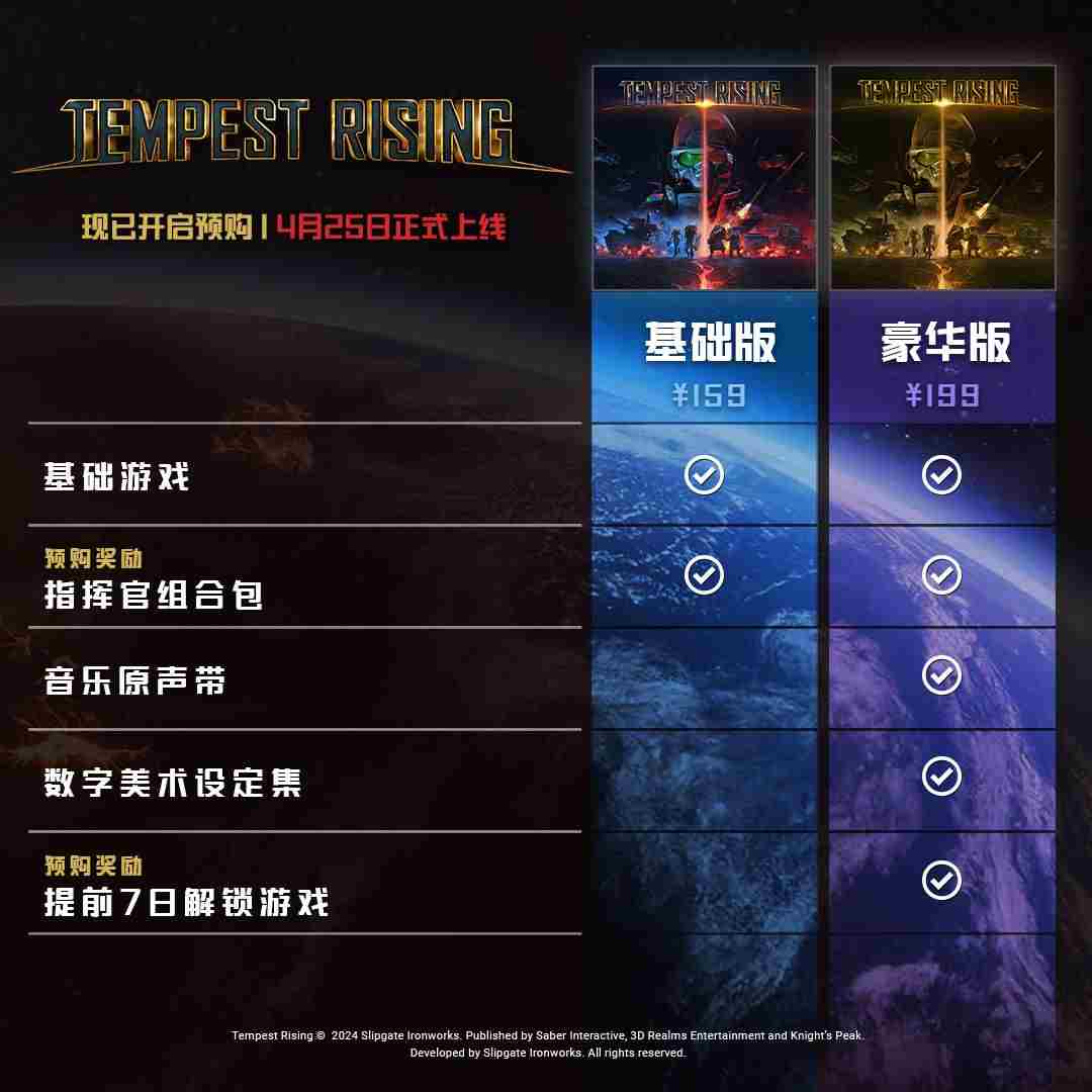 风暴崛起豪华版4月25日解锁引领RTS文艺复兴