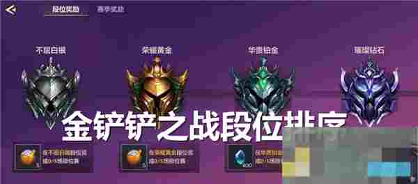 金铲铲之战段位等级排序一览自查你的弈士实力