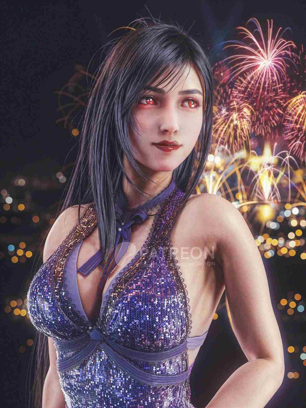 最终幻想73D蒂法美图惊艳曝光