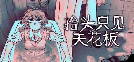 抬头只见天花板