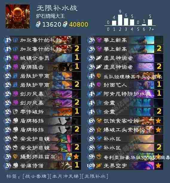 炉石传说无限补水战卡组怎么搭配 无限补水战卡组搭配推荐