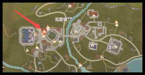 《无限暖暖》花愿镇商人位置一览