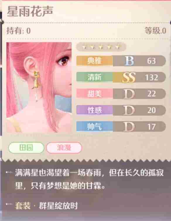 《无限暖暖》群星绽放时套装图鉴