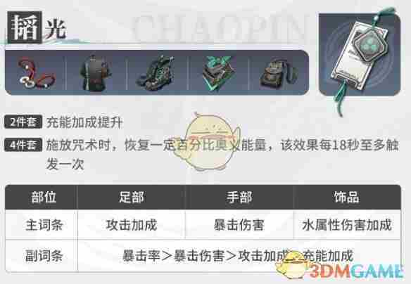 《归龙潮》无常潮品搭配推荐