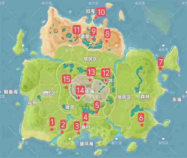 心动小镇15个最新泡泡点位分享