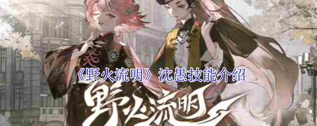 《野火流明》沈愚技能介绍
