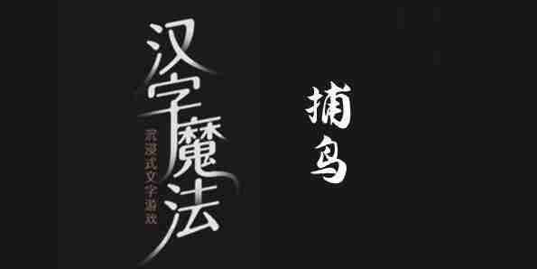 汉字魔法捕捉鸟类通关攻略
