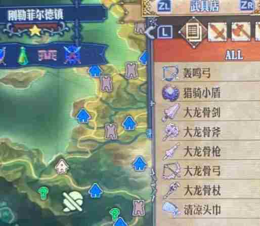 《圣兽之王》刚勒菲尔德镇售品介绍