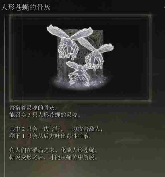 《艾尔登法环》dlc人形苍蝇的骨灰位置介绍