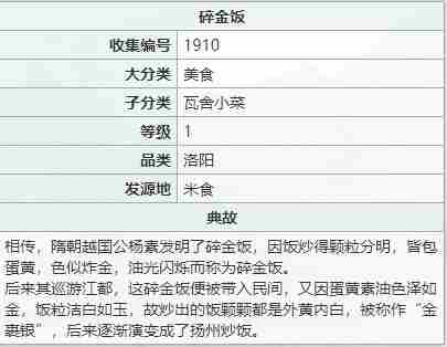 《江湖悠悠》碎金饭怎么做