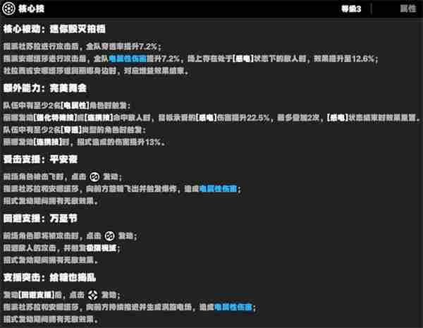 《绝区零》丽娜技能一览