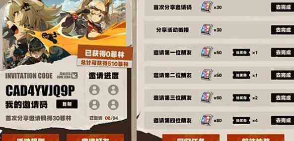 《绝区零》回归奖励一览