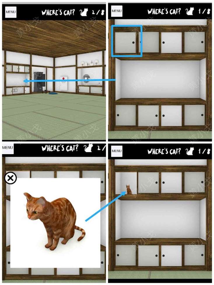 从孟兰盆节逃脱找猫猫攻略 找猫猫攻略图2