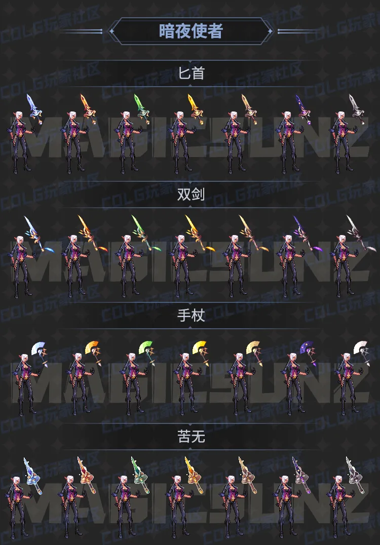 dnf全职业雾神Raid团本武器外观一览图11