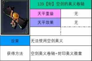 神之天平封空剑的奥义卷轴怎么获得 神之天平封空剑的奥义卷轴获得方法分享图2