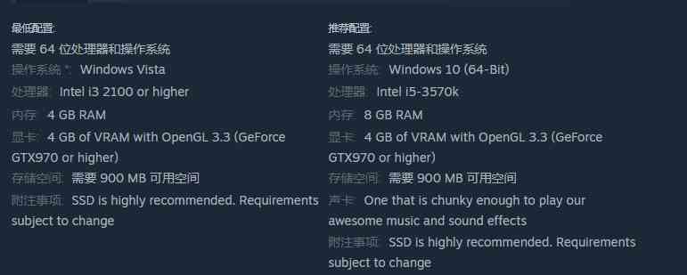 Selaco游戏配置要求介绍图1