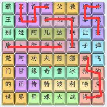文字找茬大师热门电影2怎么过 连上热门电影通关攻略图1