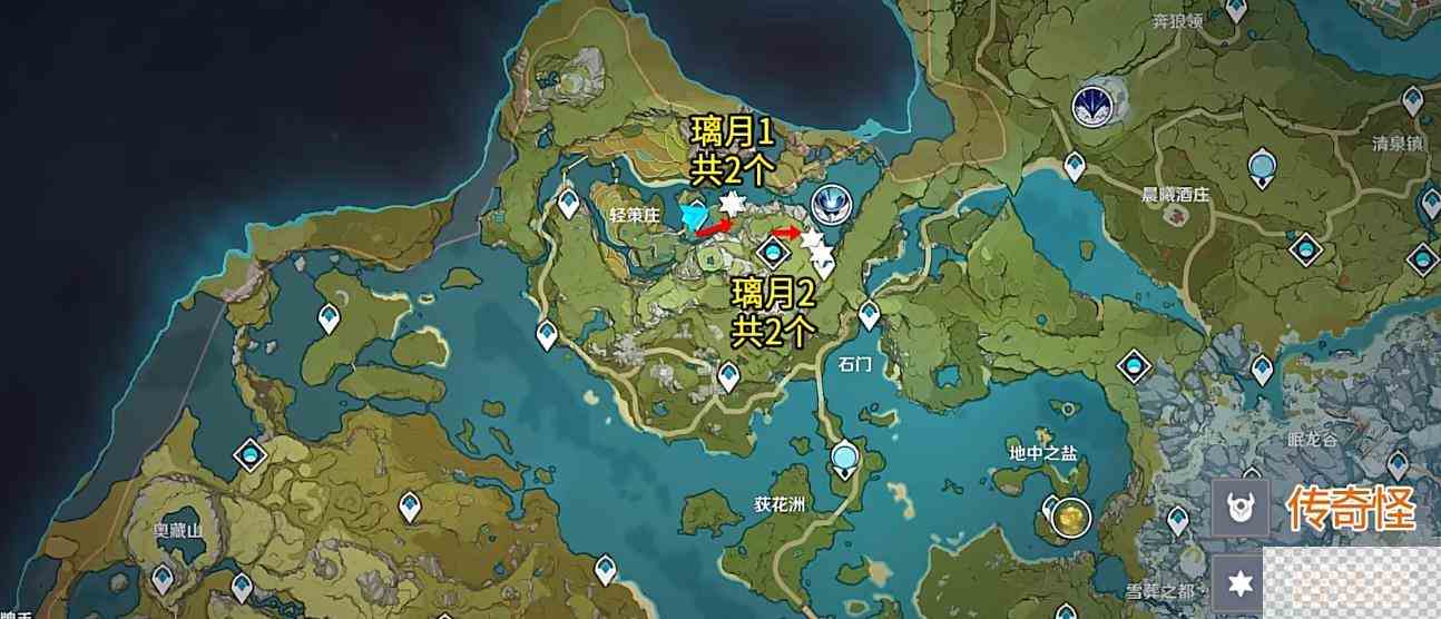 原神全浊水幻灵位置详情图2