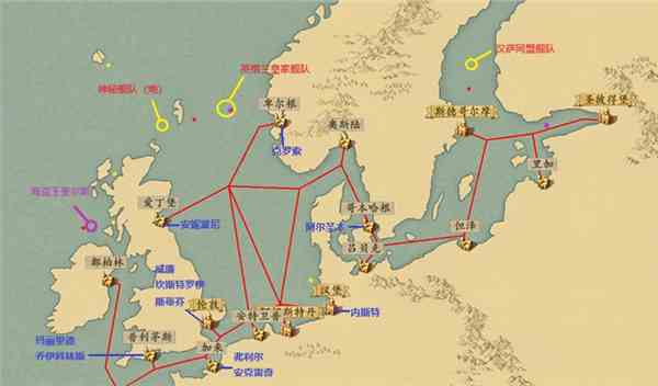 梦回大航海神秘舰队位置图1