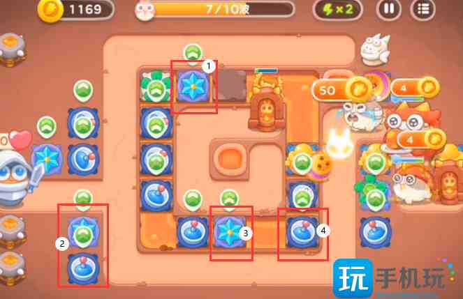 保卫萝卜4饿龙传说38关怎么过图6