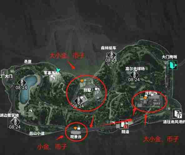 萤火突击秋山地图摸金跑图攻略 - 小编