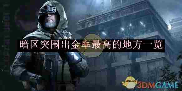 《暗区突围》出金率最高的地方一览