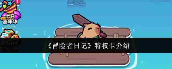 《冒险者日记》特权卡介绍