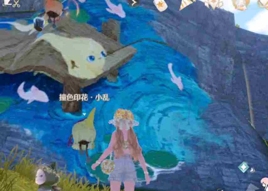 《无限暖暖》星空钓场海边五角星位置