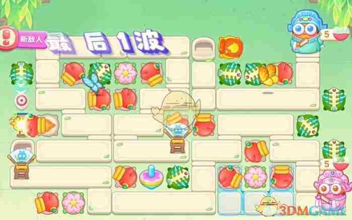 《保卫萝卜4》梁波波与祝秋秋第30关通关攻略