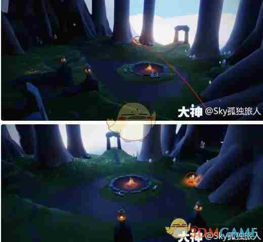 《光遇》12.20大蜡烛季节蜡烛位置图