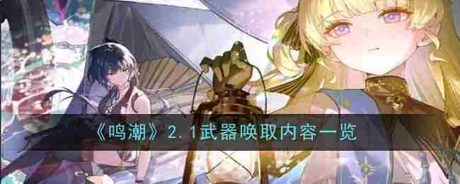 鸣潮2.1版本武器唤取内容详览