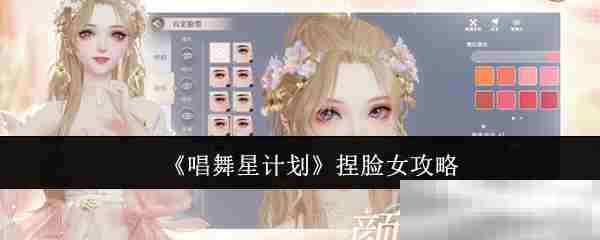 唱舞星计划高效捏脸女攻略