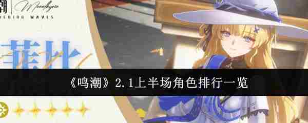鸣潮2.1版本上半场角色实力排行一览