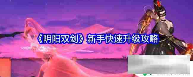 阴阳双剑新手战力提升攻略