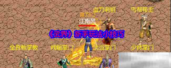 武界入门玩家必备技巧方法